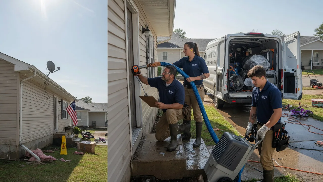 Ceiling Water Damage Restoration in Parkersburg, WV near me